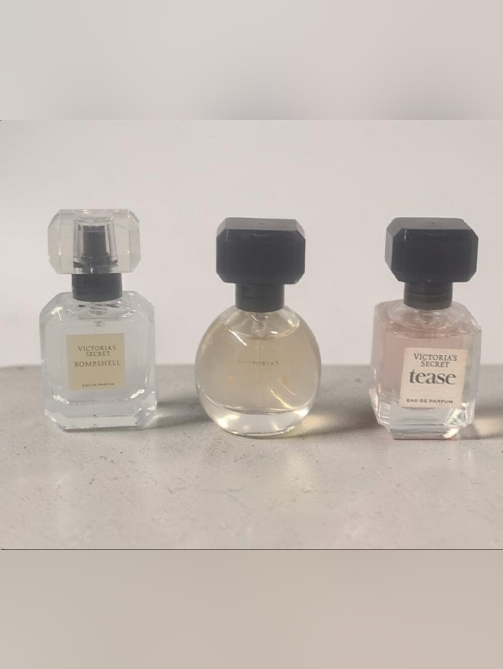 Vs bombshell, tease , and bare minis